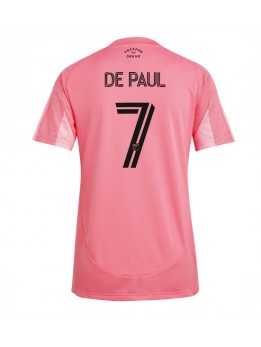 Billige Inter Miami Rodrigo De Paul #7 Hjemmedrakt Dame 2025-26 Kortermet